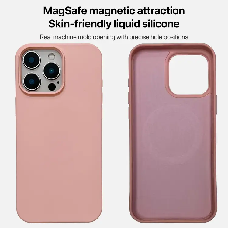 Liquid Silicone Phone MagSafe Case For Iphone 14, 14 Plus, 14 Pro, 14 Pro Max - Image 3