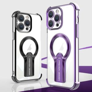 Shockproof Electroplating MagSafe Holder Phone Case iPhone For Iphone 13, 13 Pro, 13 Pro Max