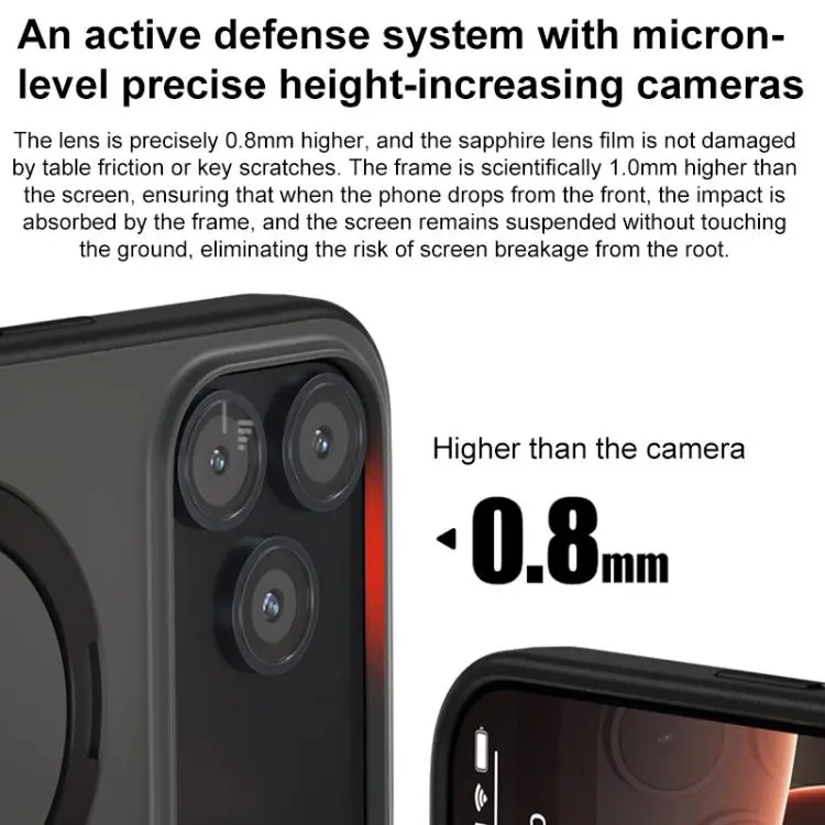 Contrast Color Rotation Holder Magsafe Phone Case For Iphone 17, 17 Pro, 17 Pro Max, Air - Image 4
