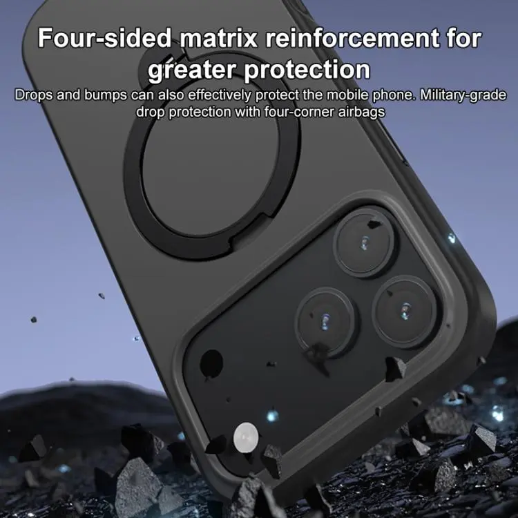 Contrast Color Rotation Holder Magsafe Phone Case For Iphone 17, 17 Pro, 17 Pro Max, Air - Image 7