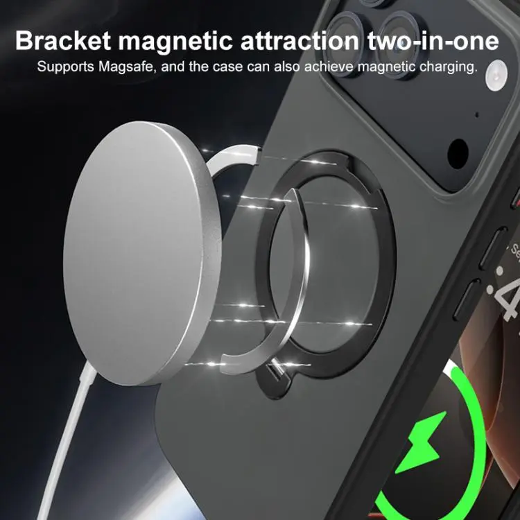 Contrast Color Rotation Holder Magsafe Phone Case For Iphone 17, 17 Pro, 17 Pro Max, Air - Image 8