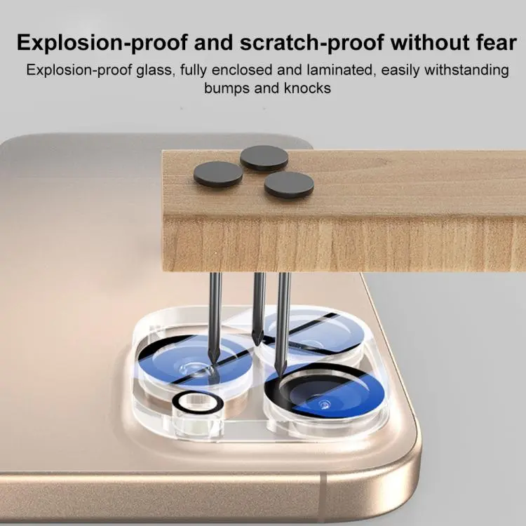 XDcase Transparent Integrated Tempered Glass Camera Film 13 - 17 Series - Image 8
