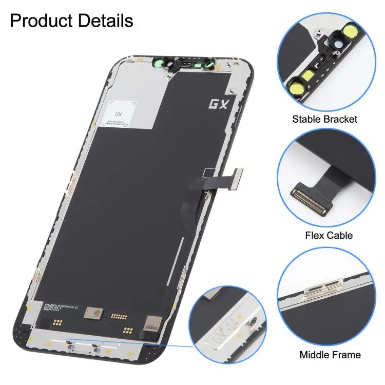 GX Soft OLED Screen For iPhone 12 Pro Max - Image 3
