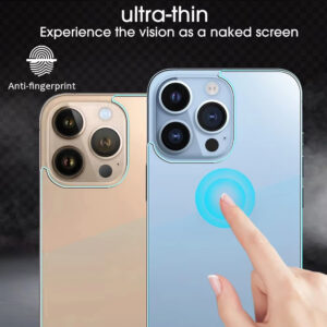 Back Tempered Glass Rear Screen Protector For iPhone 11 12 13 14 15 16 17 Series