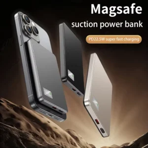 Charging Fast – 50000mAh Portable Magnetic Wireless Power BankExternal Battery for Magsafe For iPhone Samsung Xiaomi PD22.5W