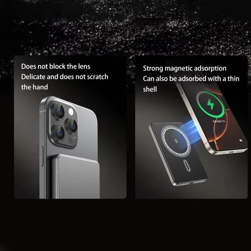 Charging Fast - 50000mAh Portable Magnetic Wireless Power BankExternal Battery for Magsafe For iPhone Samsung Xiaomi PD22.5W - Image 4