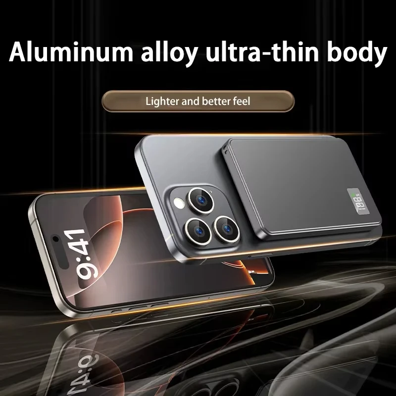 Charging Fast - 50000mAh Portable Magnetic Wireless Power BankExternal Battery for Magsafe For iPhone Samsung Xiaomi PD22.5W - Image 3